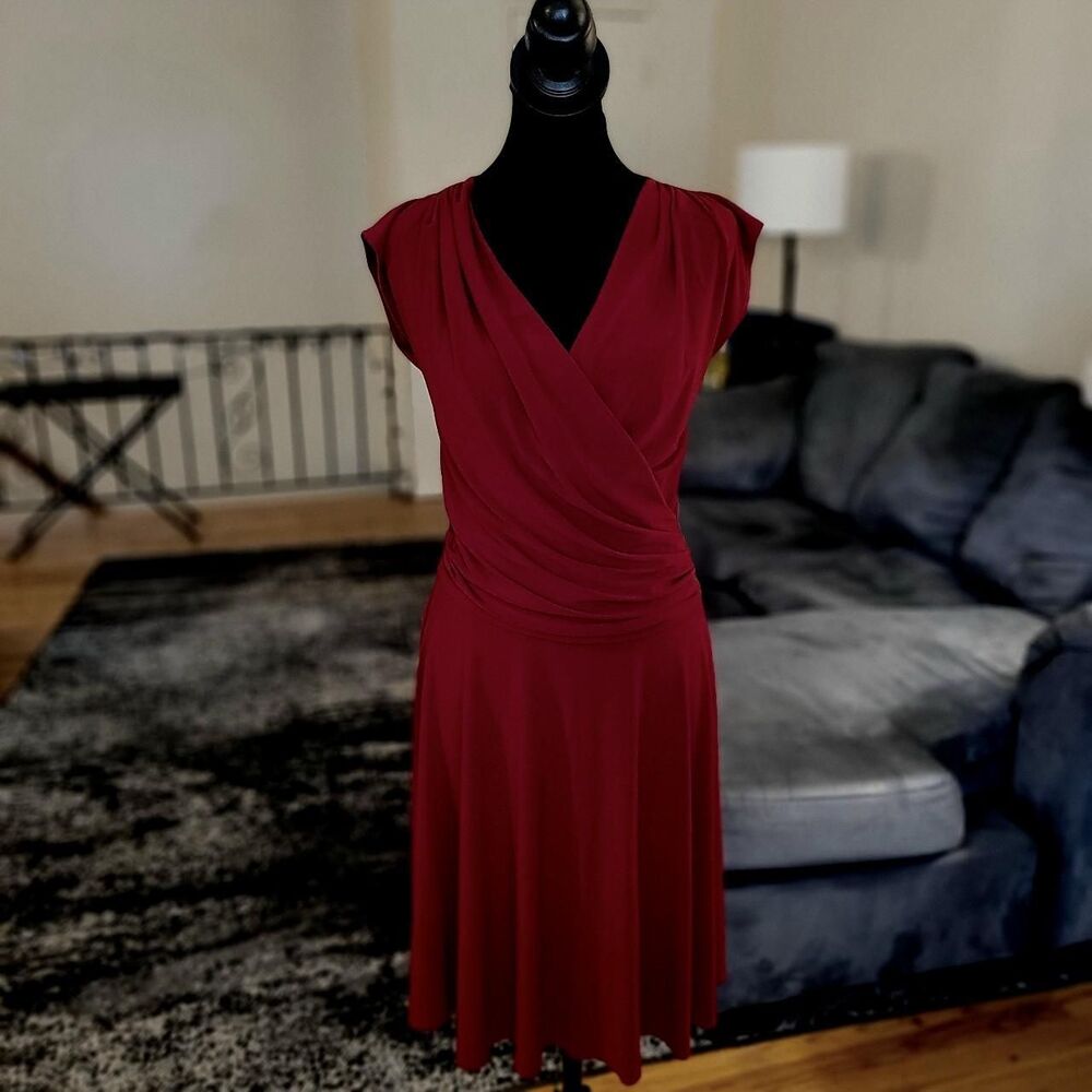 Joyce Leslie Y2K Women's Burgundy and Red Dress Size Small